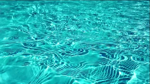 Serene Turquoise Waters Gleaming with Light Stock Footage 261161234