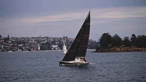 Serene Voyage On Boat Beneath Cloudy Sky, Tranquil Journey On Vessel During Stock Footage 323794531