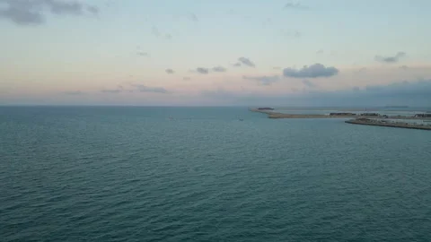 Serene Waters: A Symphony in Blue Stock Footage 275773613