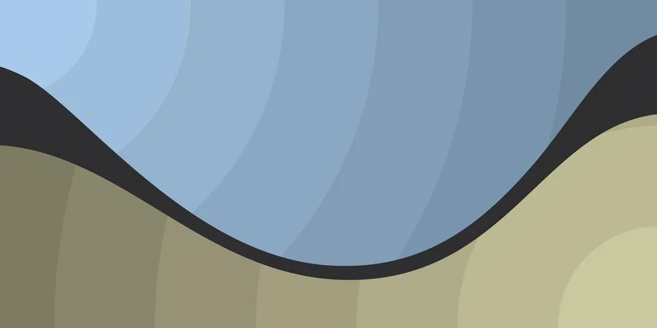 Serene Waveforms Texture: An Abstract Blend of Blue, Green, and Black - Bac.. Stock Illustration