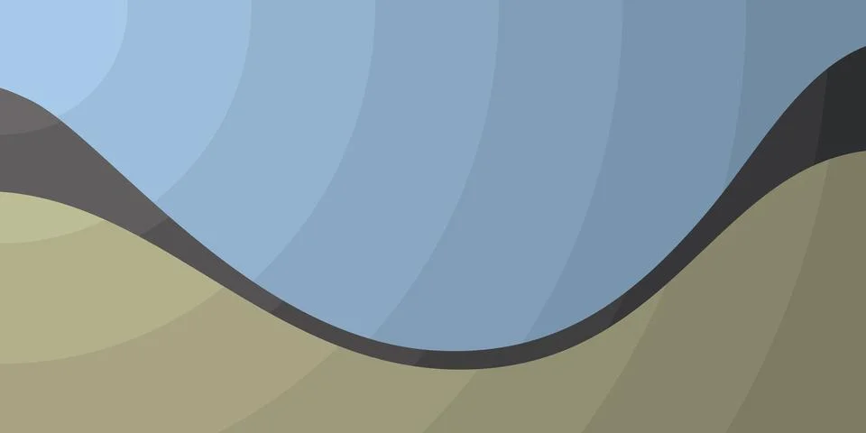 Serene Waveforms Texture: An Abstract Blend of Blue, Green, and Black - Bac.. Stock Illustration