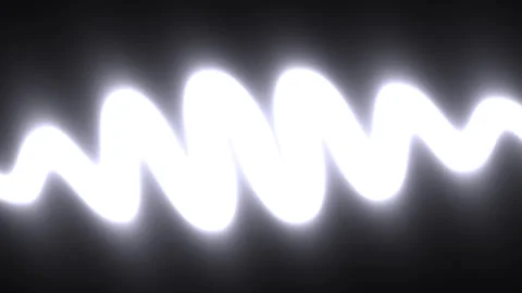 Serene Waves of Glowing Light Stock Footage 291069300