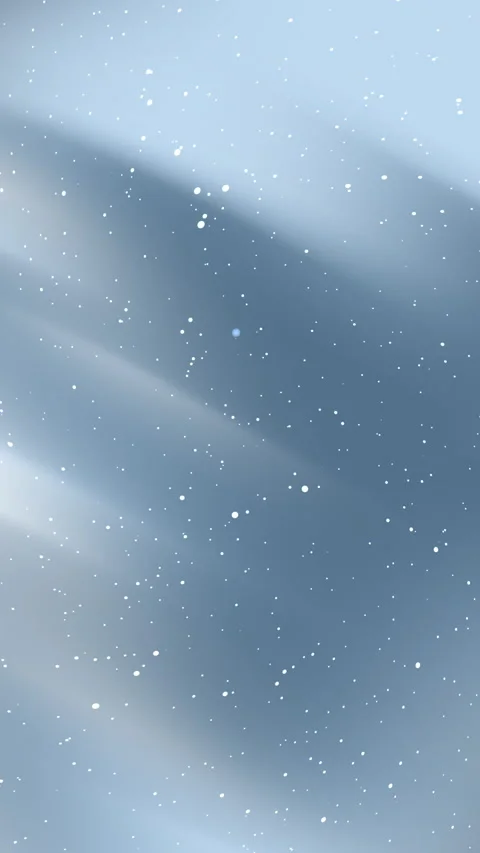 Serene Winter Sky with Falling Snow and Soft Glow Atmosphere Stock Footage 310900498