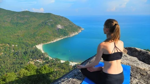 Serenity and Yoga Stock Footage 107757980