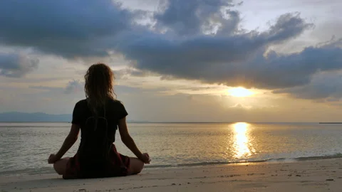 Serenity and yoga practicing Stock-Footage 143301417
