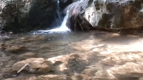 Serenity Behind the Rocks Stock Footage 333157606