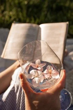 Serenity in Bloom Foto stock