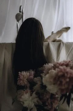 Serenity in Bloom 스톡 사진