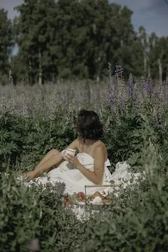 Serenity in Bloom Foto stock