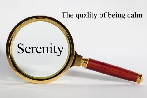 Serenity concept Stock Illustration