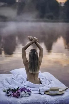 Serenity at Dawn Foto stock