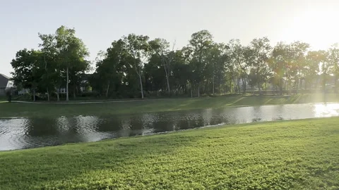 Serenity on Display: A Panoramic Waterfront View Vidéo 239781258