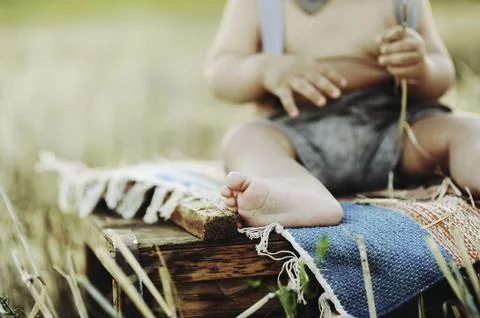 Serenity in the Fields Foto stock