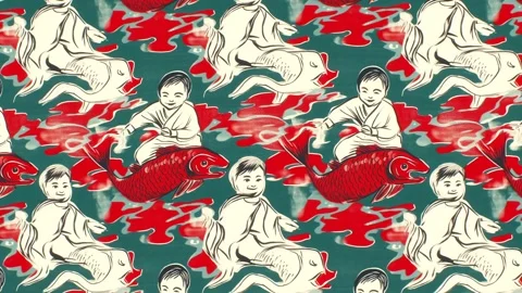 Serenity Fish Glide – Horizontal Motion Stock Footage 306524609