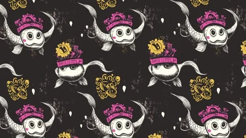 Serenity Fish Glide – Horizontal Motion Stock Footage 306527321