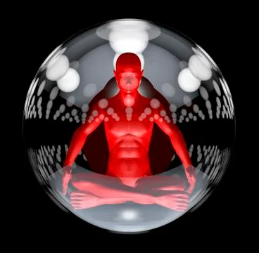 Serenity globe Stock-Illustration