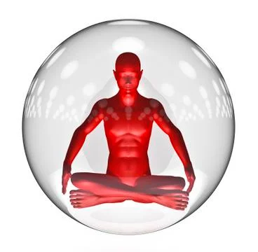 Serenity globe Stock-Illustration