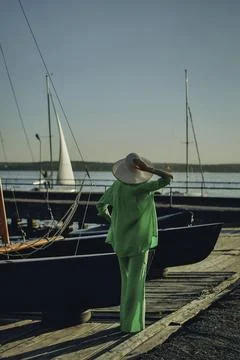 Serenity by the Harbor Foto stock