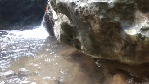 The Serenity of the Hidden Waterfall Stock Footage 333157193