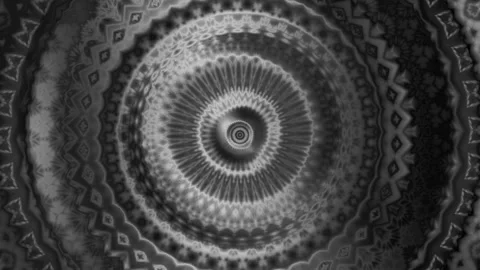 Serenity Kaleidoscope Background Loop: Calming Visual Sanctuary Stock Footage 274623885