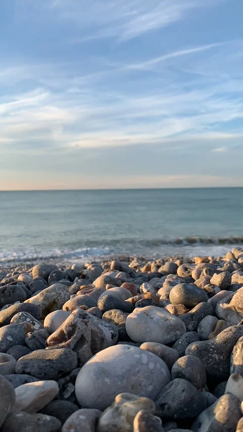 Serenity in Motion: Stunning Beach Timelapse Video stock 264773885