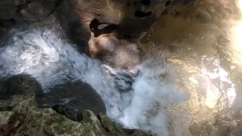 The Serenity of a Mountain Stream Stockbeeldmateriaal 333050792