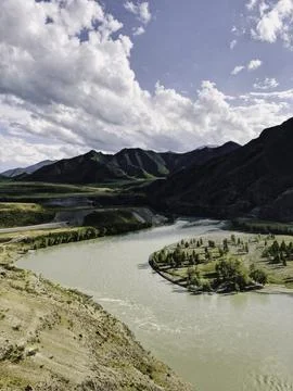 Serenity by the River Stock-Fotos