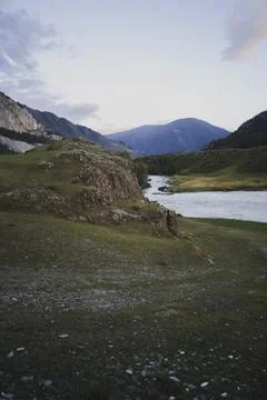 Serenity by the River Foto stock