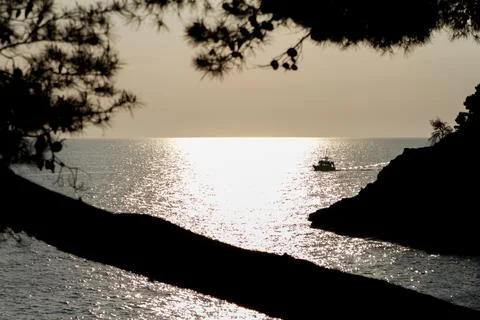 Serenity by the Seashore Stock Photos
