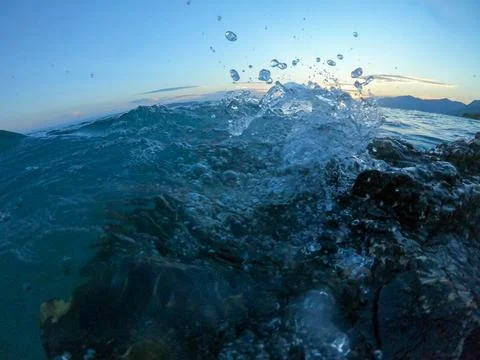 Serenity by the Seashore Stock Photos
