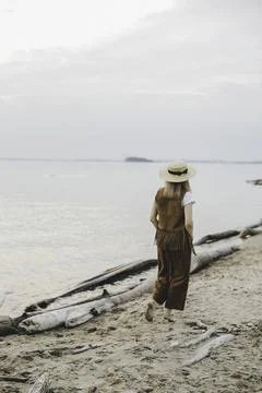 Serenity by the Shore 스톡 사진