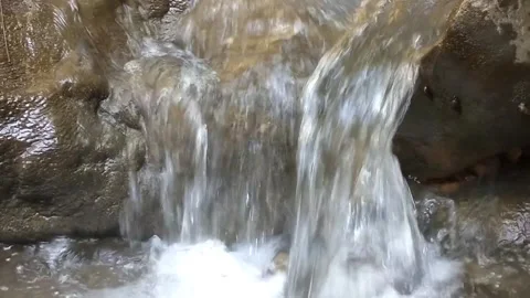 The Serenity of a Small Waterfall 库存影片 332601261