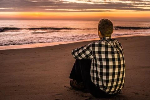 Serenity in the Sunset Stock Photos