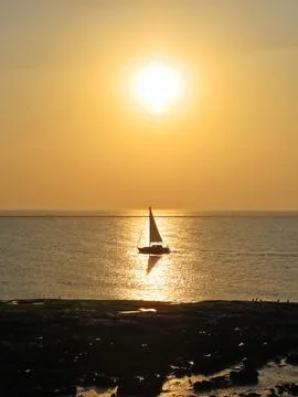 Serenity at Sunset Stock Photos