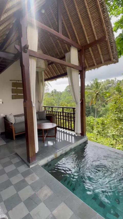 Serenity of Ubud Stock Footage 284443077