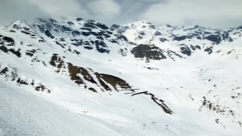 Serfaus ski region time lapse Stock-Footage 74629488