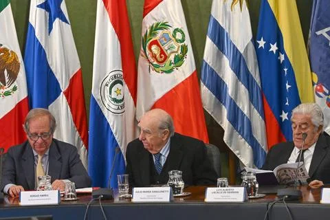 Sergio Abreu concludes six-year tenure at Latin American Integration Association Stock Photos