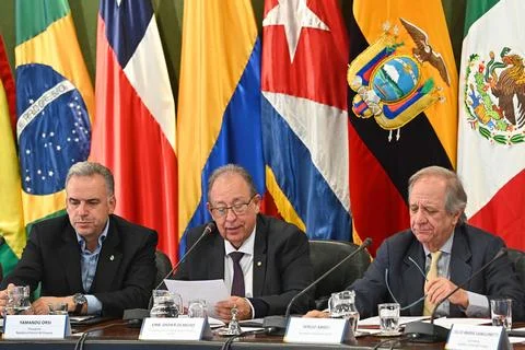 Sergio Abreu concludes six-year tenure at Latin American Integration Association Stock Photos