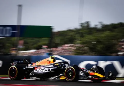  Sergio Checo Perez (MEX, Oracle Red Bull Racing 11) HUN, Formel 1, Hungar... Stock Photos