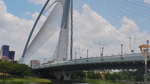 The Seri Wawasan Bridge Stock Footage 161664978