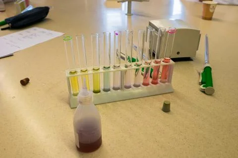 Serial Dilution Test Stock Photos