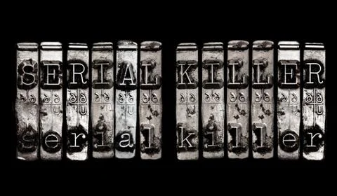 Serial killer concept Stock Photos