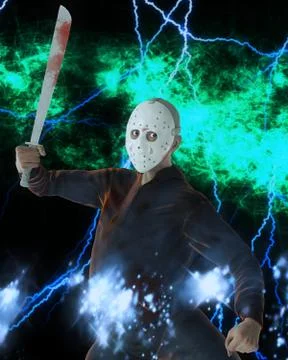 Serial killer Stock Illustration