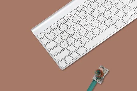 Serie concept of office objects Stockfoto's