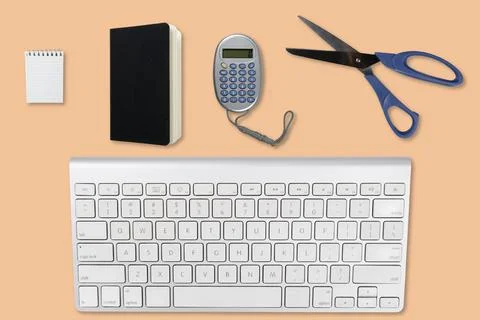 Serie concept of office objects Foto stock