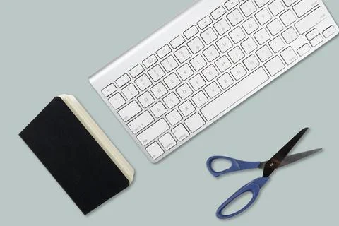 Serie concept of office objects Stock Photos