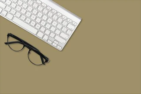 Serie concept of office objects Stock Photos