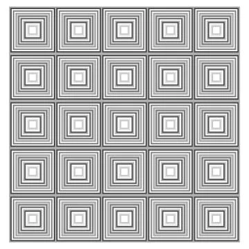 Series of abstract seamless patterns with squares. Vector. イラスト素材