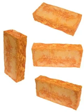 Series of bricks Stock Photos