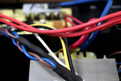 A series of cables Stock Photos